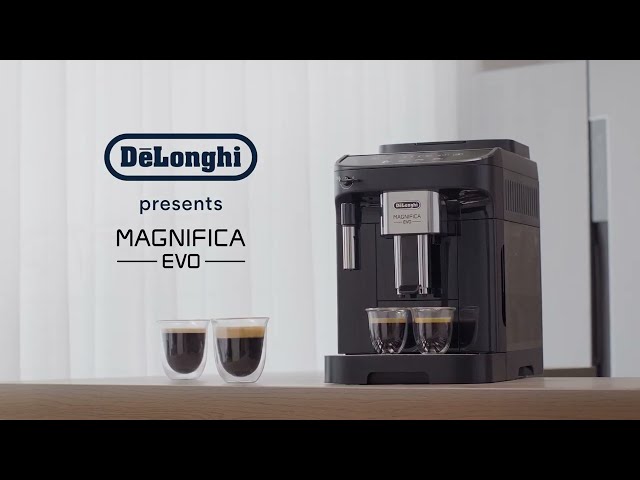 Machine À Café À Grain Delonghi Magnifica Evo Machine Noir Argenté