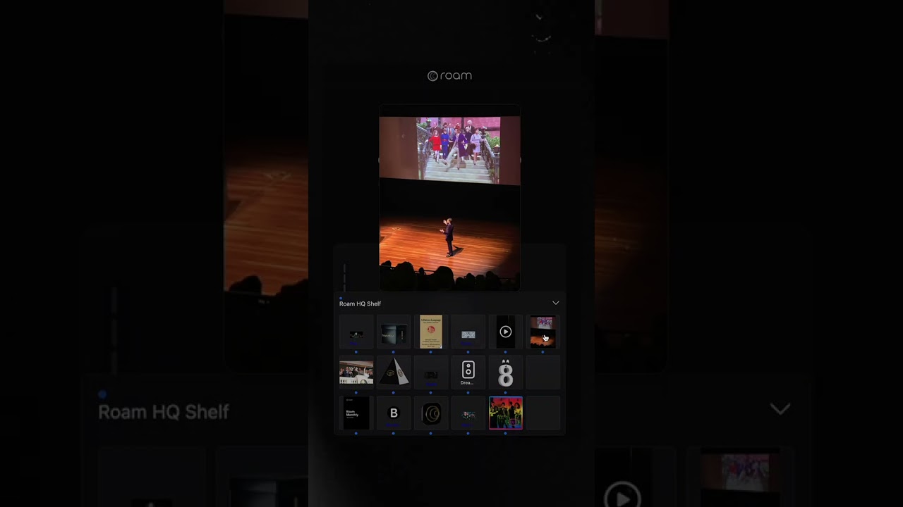 Roam !nvention Update: Company Shelf