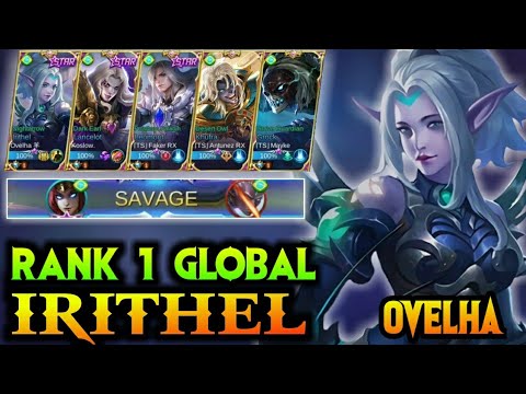 Irithel Savage!!! Top Global Lancelot, Leomord, and Grock Party | Rank 1 Global Irithel - By Ovelha