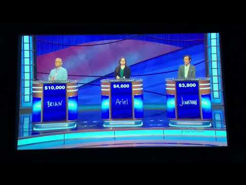 Double Jeopardy, Brian Adams Day 2 - 2nd Daily Double (10/26/20)