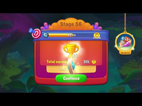 @Fishdom Win Strikes Atlantis Cup Stage 54 - Special Level 56 Challenge