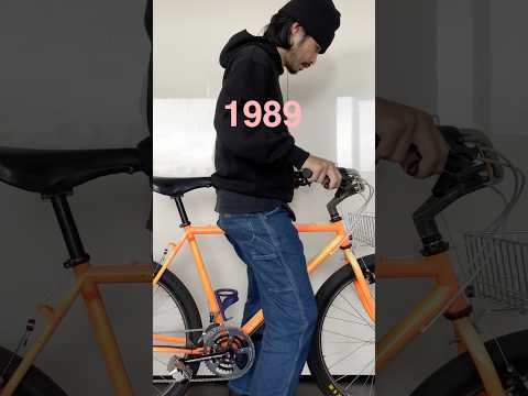 do you know the differences between vintage bikes? size guide up on my channel! #bike #cycling #mtb