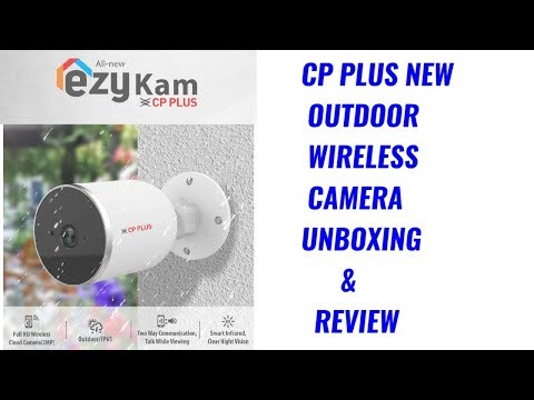 Cp plus new outdoor wireless camera unboxing & review