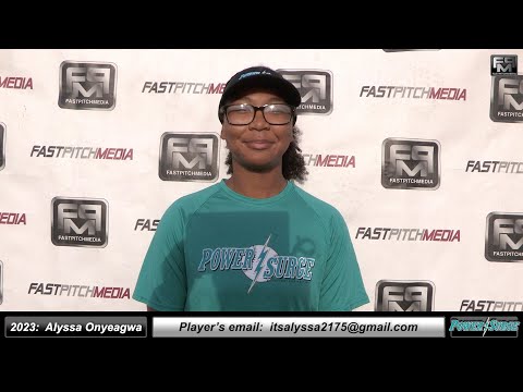 2023 Alyssa Onyeagwa  3.8 GPA - Committed to CBU - Third Base & Outfielder Softball Skills Video