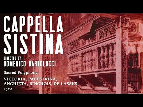 Sistine Chapel Choir - Victoria, Palestrina, De Lassus, etc. [dir. Bartolucci] - 1954