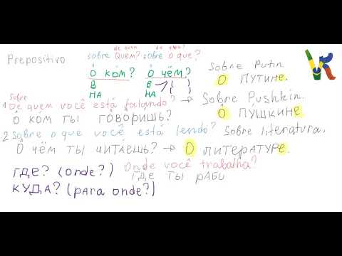 Perguntas do Caso Prepositivo - Série -  Russo como um Russo. Aula 1