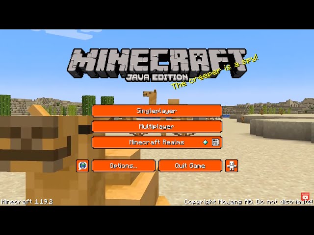 Minecraft 1.20 (The Unnamed Update) Themed GUI - Minecraft Java V1 Minecraft  Texture Pack