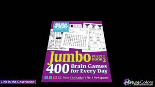 USA TODAY Jumbo Puzzle Book 2 400 Brain Games for Every Day USA Today Puzzles