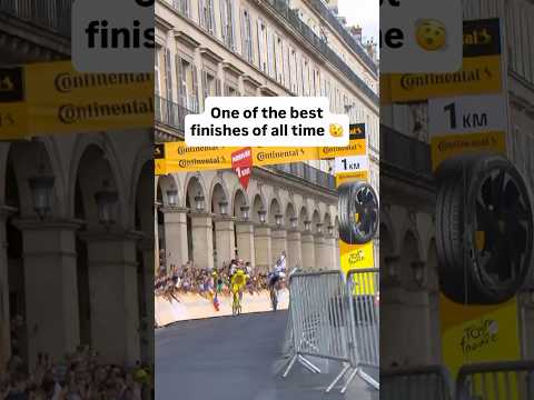 The greatest final km in Tour history 🤯
