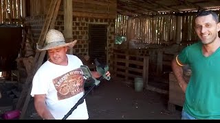 caçada de ouro detector de metal com nosso parente sandro