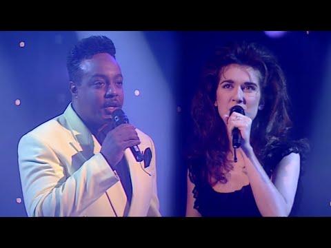 Celine Dion & Peabo Bryson - Beauty And The Beast (live vocal) - Top Of The Pops - 14/05/1992