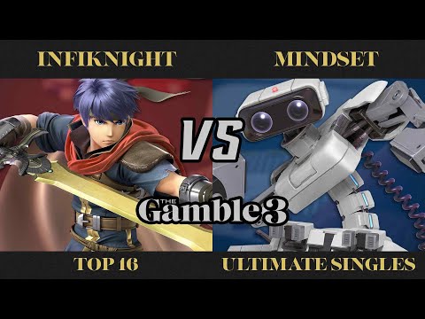 The Gamble 3 Top 16 - Infiknight (Ike) vs. Mindset (ROB) - SSBU