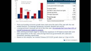 Oxford Economics Webinar Global forecast update, featuring impact of dollar strength on EM 20150415