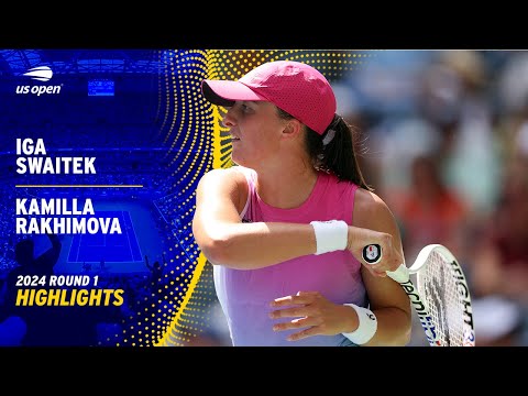 Iga Swiatek vs. Kamilla Rakhimova Highlights | 2024 US Open Round 1
