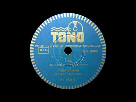 Tak - Holger Fællessanger Hansen - 1945