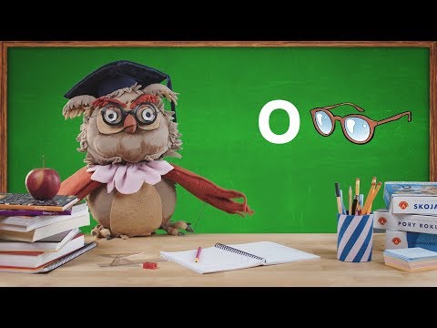 Sowa Mądra Głowa uczy samogłosek