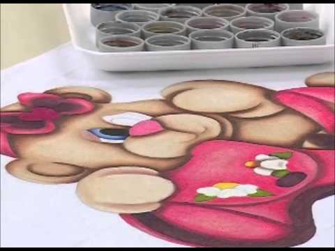 Programa Arte Brasil - 03/03/2015 - Luciano Menezes - Pintura Country em Tecido "Ursa Bela"