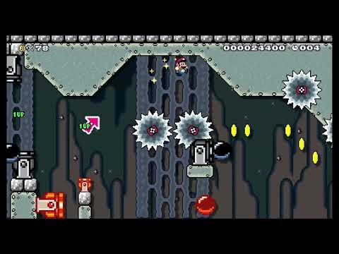 Mario Maker 2 - Cannonball Cave