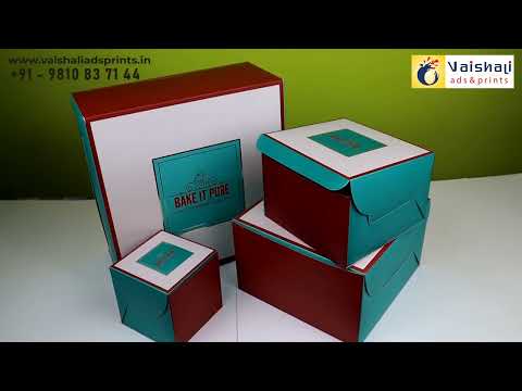 Custom Printed Cake Box