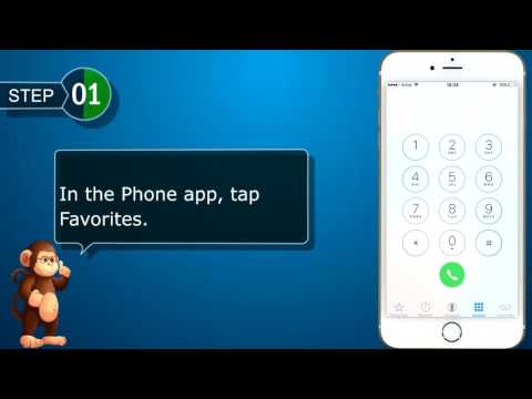 How to Save Time with Call Favorites and Recents  on Apple iPhone  phones user guide support