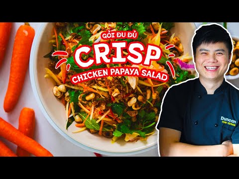 Green Papaya Salad l Goi Ga l Vietnamese Recipes l Duncan Lu