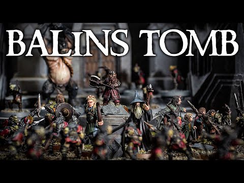 GANDALF GOES BOOM! | Balins Tomb Battle Report | Lord of the Rings 4k