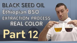 REAL COLOR. Ethiopian Black Seed Oil EXTRACTION PROCESS