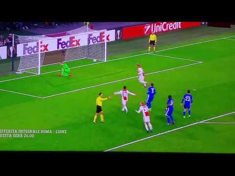 Kasper Dolberg PENALTY GOAL! Ajax vs FC Copenhagen 2- 0 UEFA Europa league 2017 160316 HD