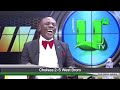 Ghanaian news presenter laughs at Chelsea results against Westbrom.