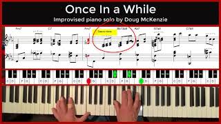 Once In A While - jazz piano tutorial