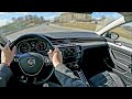 2016 Volkswagen Passat B8 Connected Series Plus 1 6l 120HP POV Test Drive Fuel Consumption