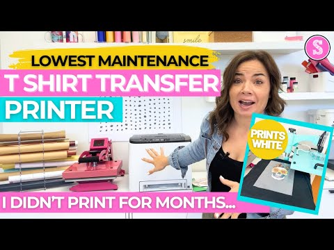 Lowest Maintenance T Shirt Transfer Printer...It Sat for Months and LOOK!