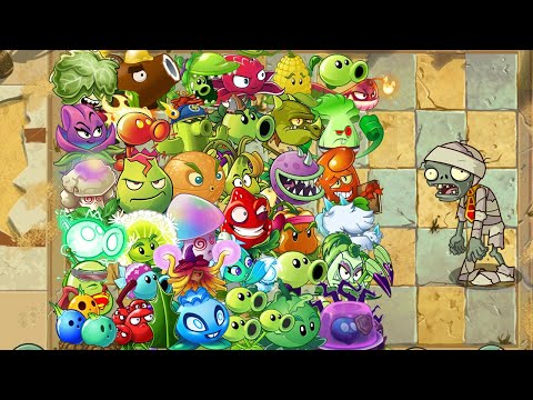 PvZ 2 Random Team Plant VS Mummy Zombie LEVEL 10 - Which Plant Team Is Best?