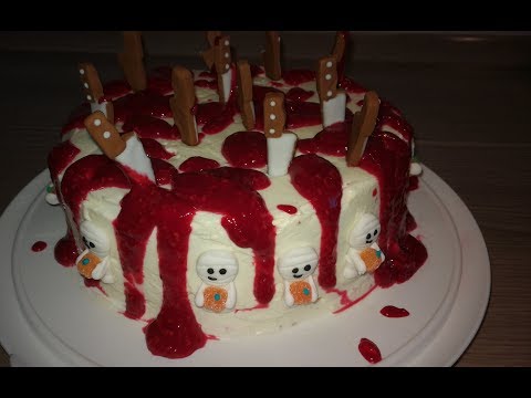Red Velvet Cake | Halloween-Torte