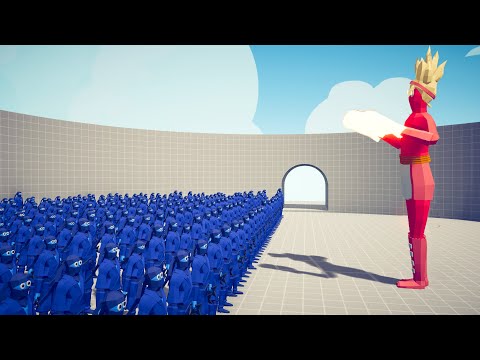 HOW MANY NINJA TO TAKE DOWN SUPER BOXER - Totally Accurate Battle Simulator TABS