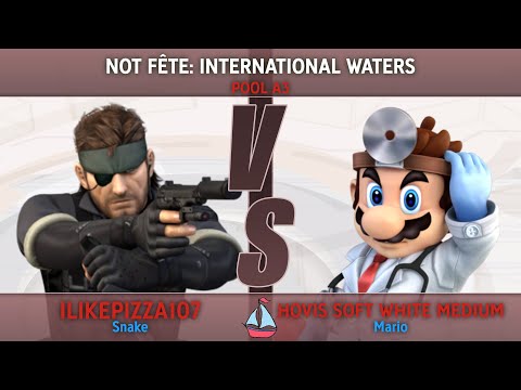 ilikepizza107 (Snake) vs Hovis Soft White Medium (Mario) - Not Fête: International Waters - Pool A3