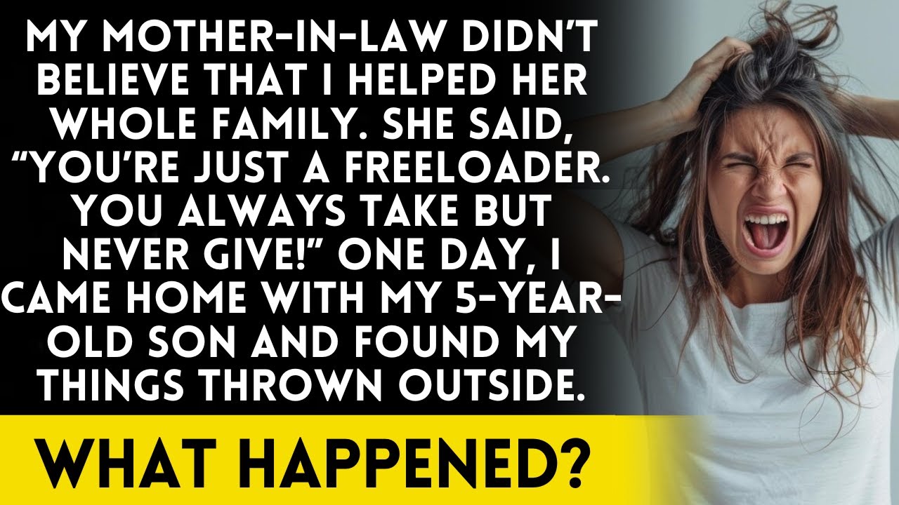 My Mother-in-Law Didn’t Believe I Helped Her Family. One Day, I Came Home With My 5-Year-Old Son...