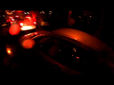 LM51 EAX - blind driver, threats,  "...push bike... stay in [non existent] bike lane...." 20151215