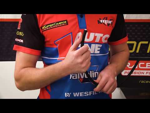 Raceworks 200/220 Series PTFE Braid Hose Assembly by Dunlop Super2 driver Adam Marjoram