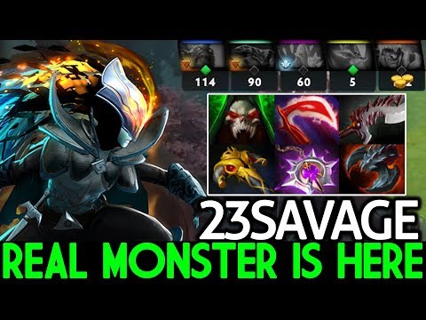 23SAVAGE [Phantom Assassin] The Real Monster is Here 36 Kills 7.22 Dota 2
