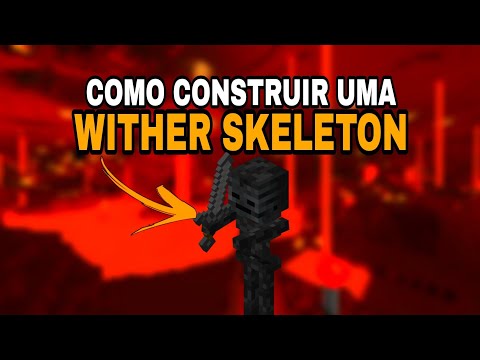 COMO CONSTUIR UMA ESTÁTUA DE WITHER SKELETON