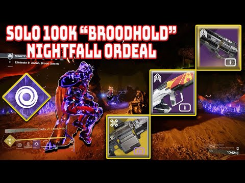Solo 100k Broodhold Nightfall Ordeal (Hunter)(Destiny 2 Beyond Light)