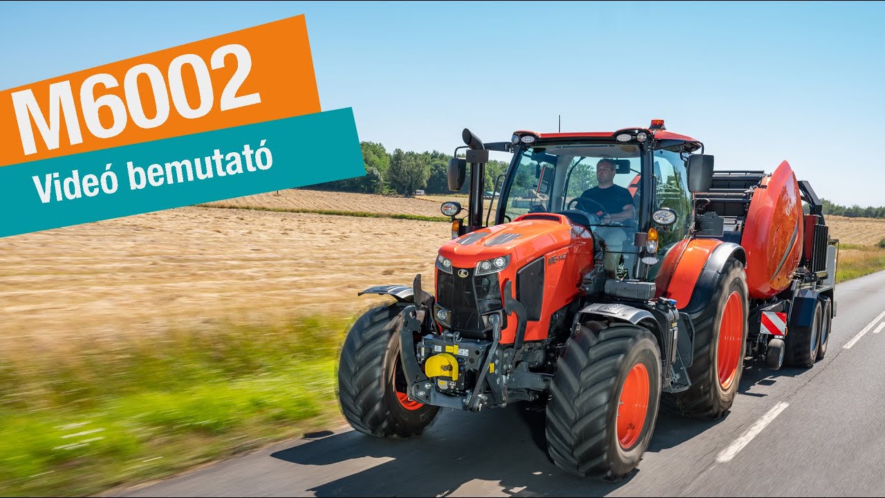 Kubota M6002 traktorok készletről eladók