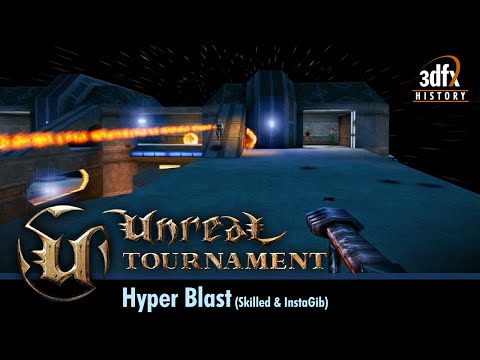 3dfx Voodoo 5 6000 AGP - Unreal Tournament - Deathmatch - Hyper Blast (InstaGib) [Gameplay]