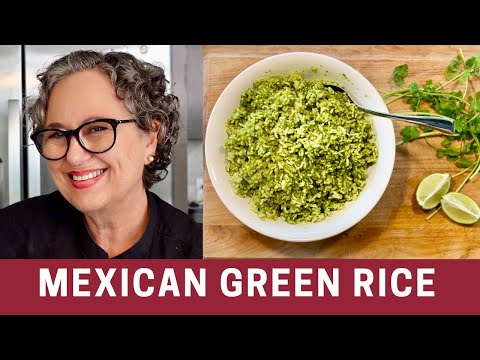 How to Make Mexican Green Rice Recipe (Vegan Recipe) | The Frugal Chef