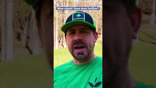 When Should We Apply Our First Spring Fertilizer Application