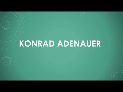 Konrad Adenauer einfach und kurz erklärt