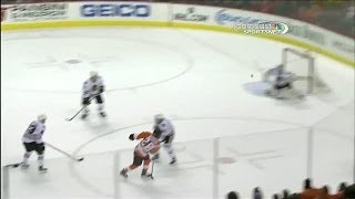 Claude Giroux lasers in OT winner