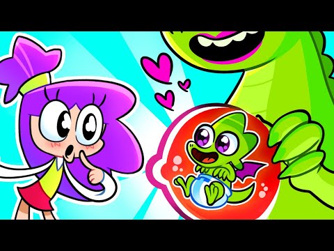 Cute Baby Animal Dinosaur 🦖 Funny English for Kids!