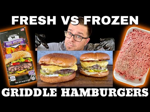 Fresh vs Frozen Hamburger Patties on the Griddle - Which is Better?